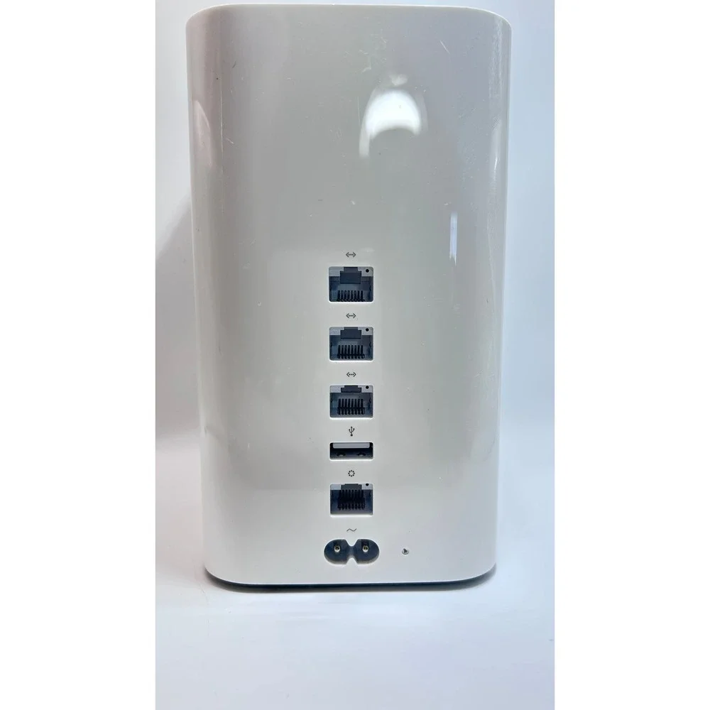 Apple AirPort Extreme A1521 Router OS White Good 802.11ac Dual-Band Wi-Fi